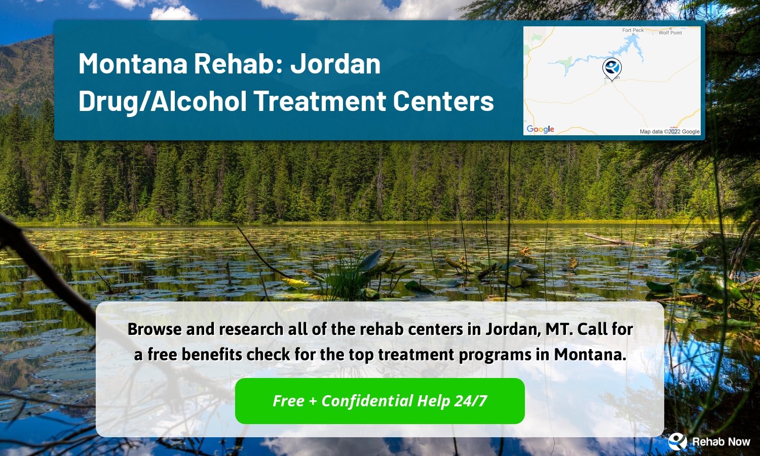 Browse and research all of the rehab centers in Jordan, MT. Call for a free benefits check for the top treatment programs in Montana.