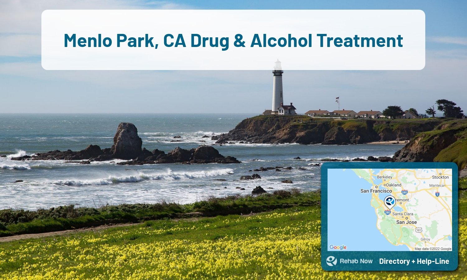Let our expert counselors help find the best addiction treatment in Menlo Park, California now with a free call to our hotline.