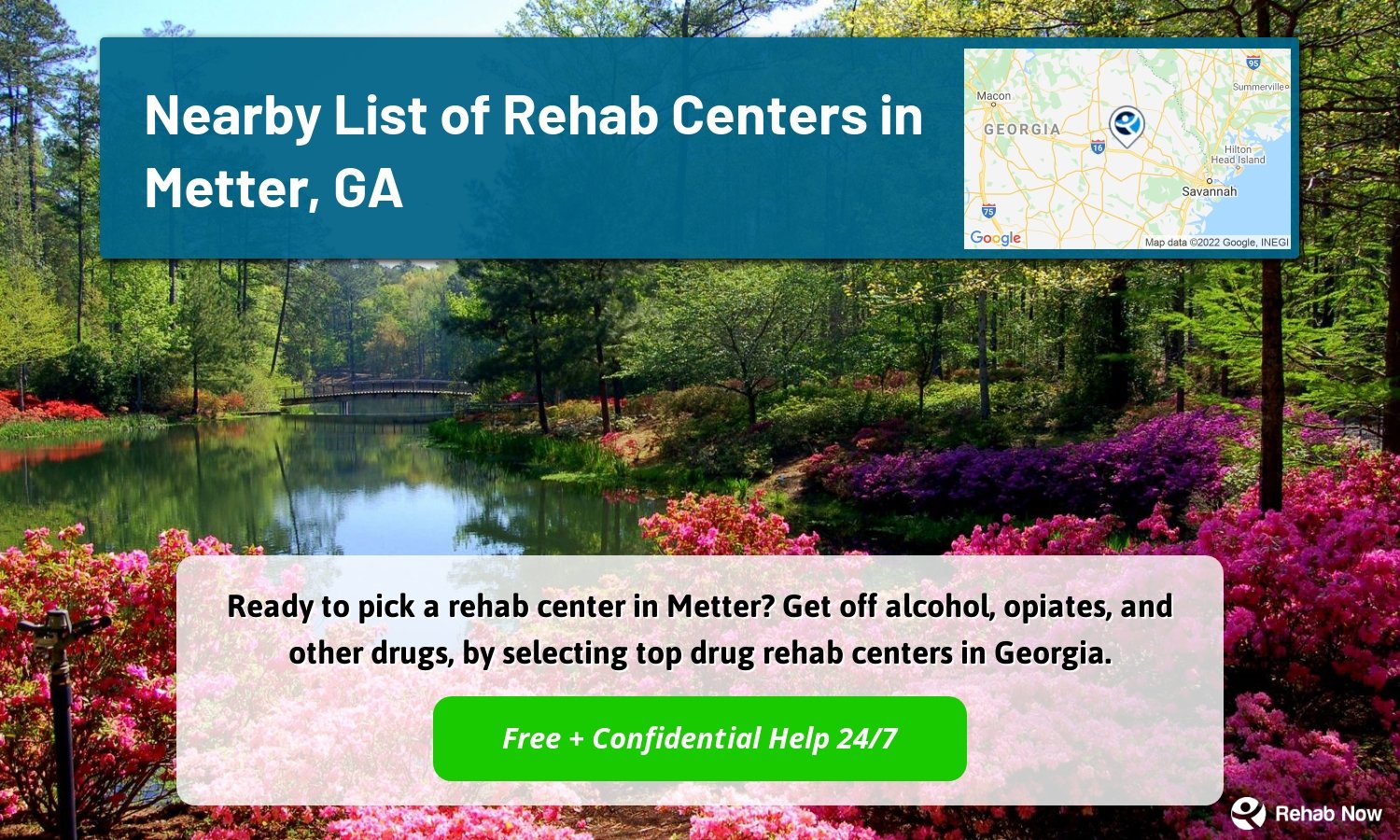 Ready to pick a rehab center in Metter? Get off alcohol, opiates, and other drugs, by selecting top drug rehab centers in Georgia.