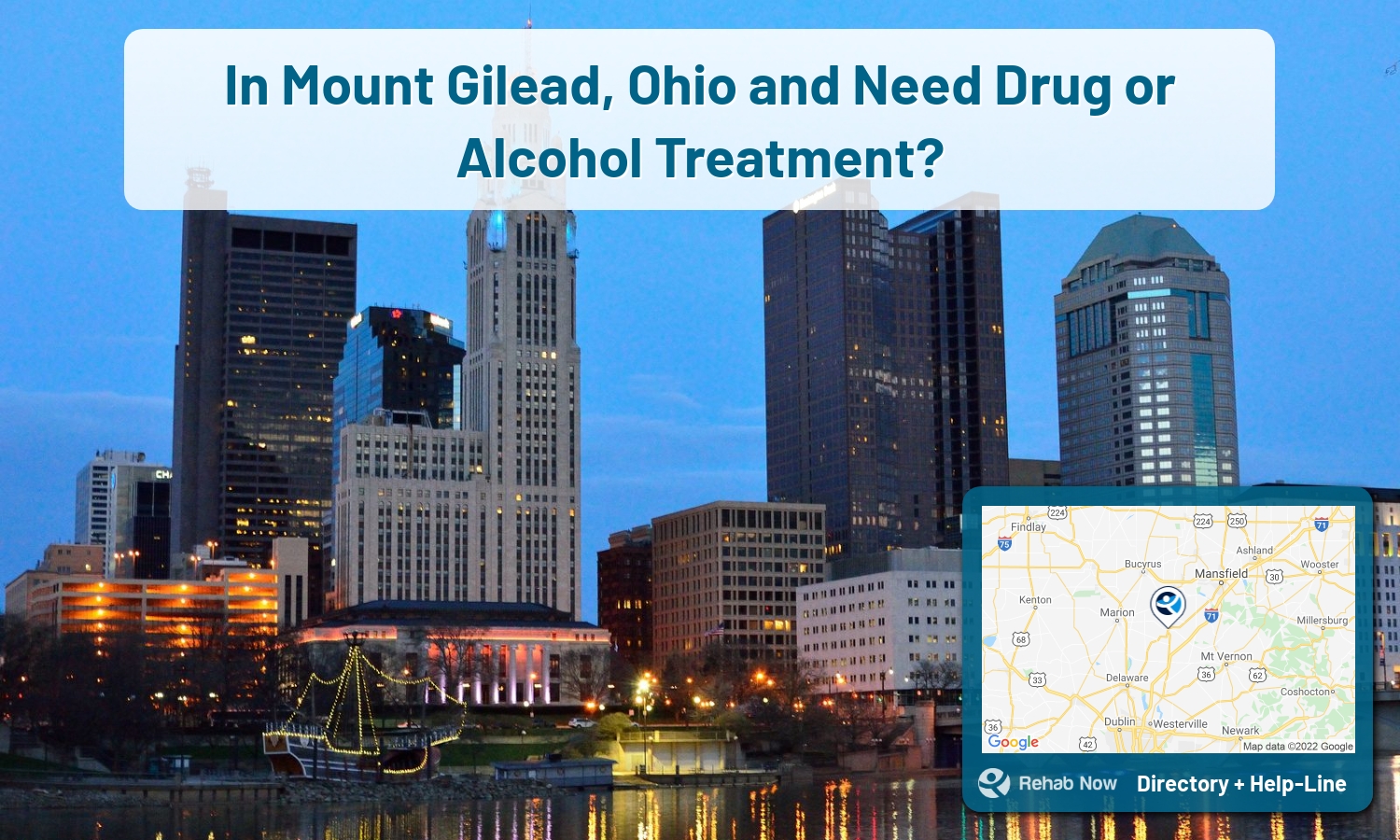 Drug rehab and alcohol treatment services nearby Mount Gilead, OH. Need help choosing a treatment program? Call our free hotline!