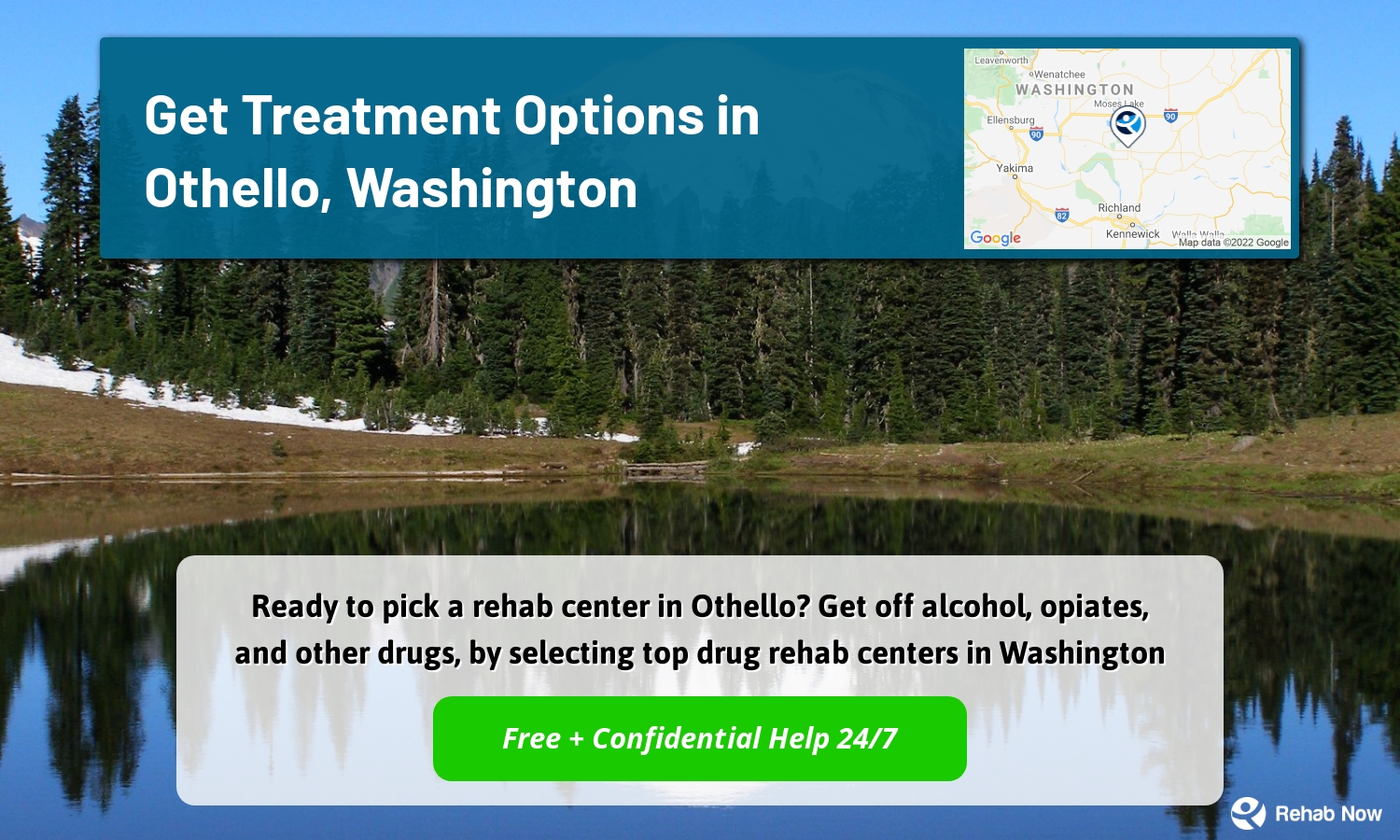 Ready to pick a rehab center in Othello? Get off alcohol, opiates, and other drugs, by selecting top drug rehab centers in Washington
