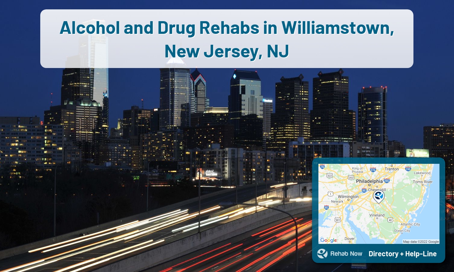 Williamstown, NJ Treatment Centers. Find drug rehab in Williamstown, New Jersey, or detox and treatment programs. Get the right help now!