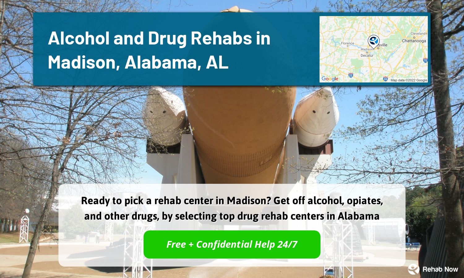 Ready to pick a rehab center in Madison? Get off alcohol, opiates, and other drugs, by selecting top drug rehab centers in Alabama