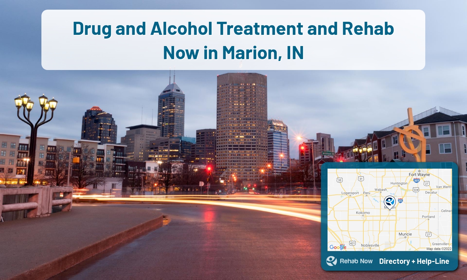 Ready to pick a rehab center in Marion? Get off alcohol, opiates, and other drugs, by selecting top drug rehab centers in Indiana