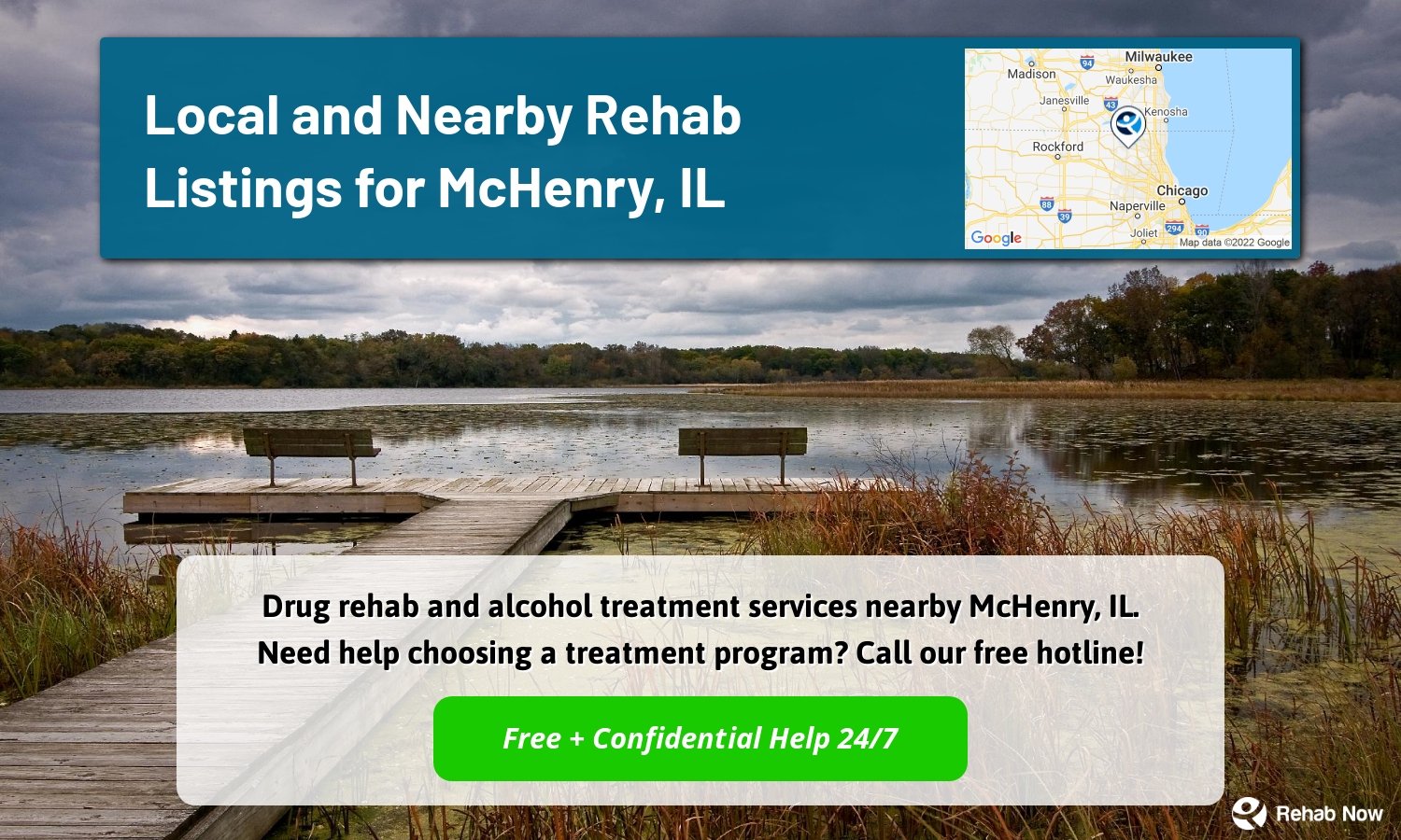 Drug rehab and alcohol treatment services nearby McHenry, IL. Need help choosing a treatment program? Call our free hotline!