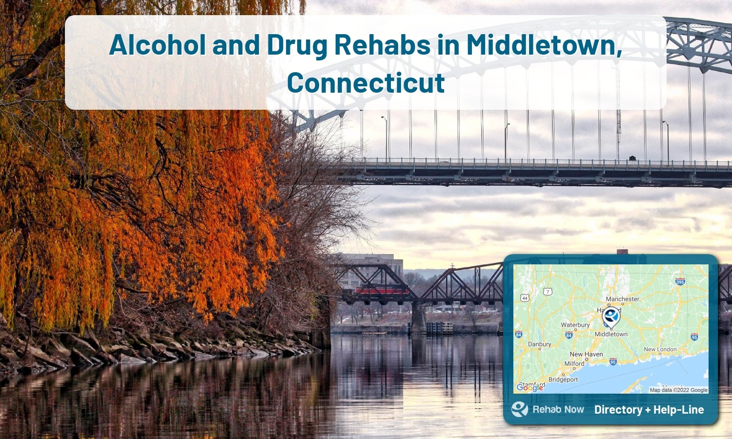 Ready to pick a rehab center in Middletown? Get off alcohol, opiates, and other drugs, by selecting top drug rehab centers in Connecticut