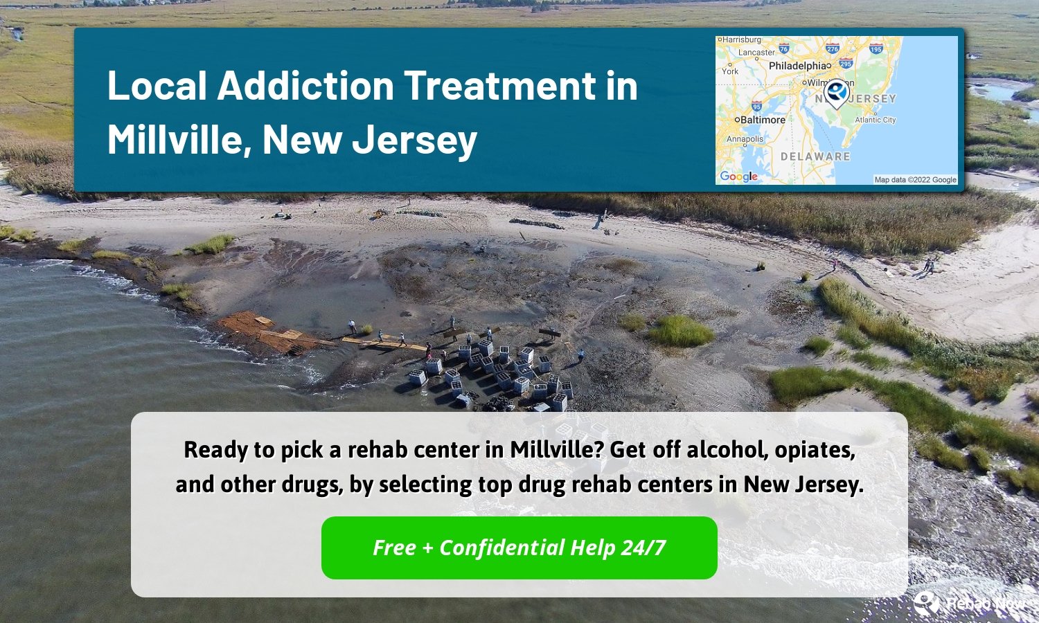 Ready to pick a rehab center in Millville? Get off alcohol, opiates, and other drugs, by selecting top drug rehab centers in New Jersey.