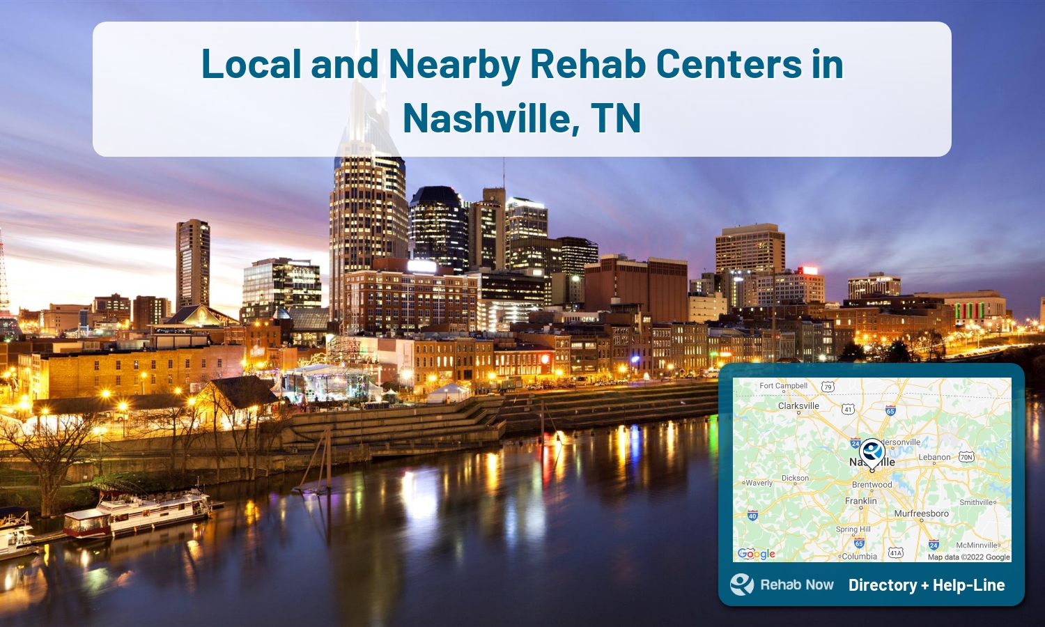 Our experts can help you find treatment now in Nashville, Tennessee. We list drug rehab and alcohol centers in Tennessee.