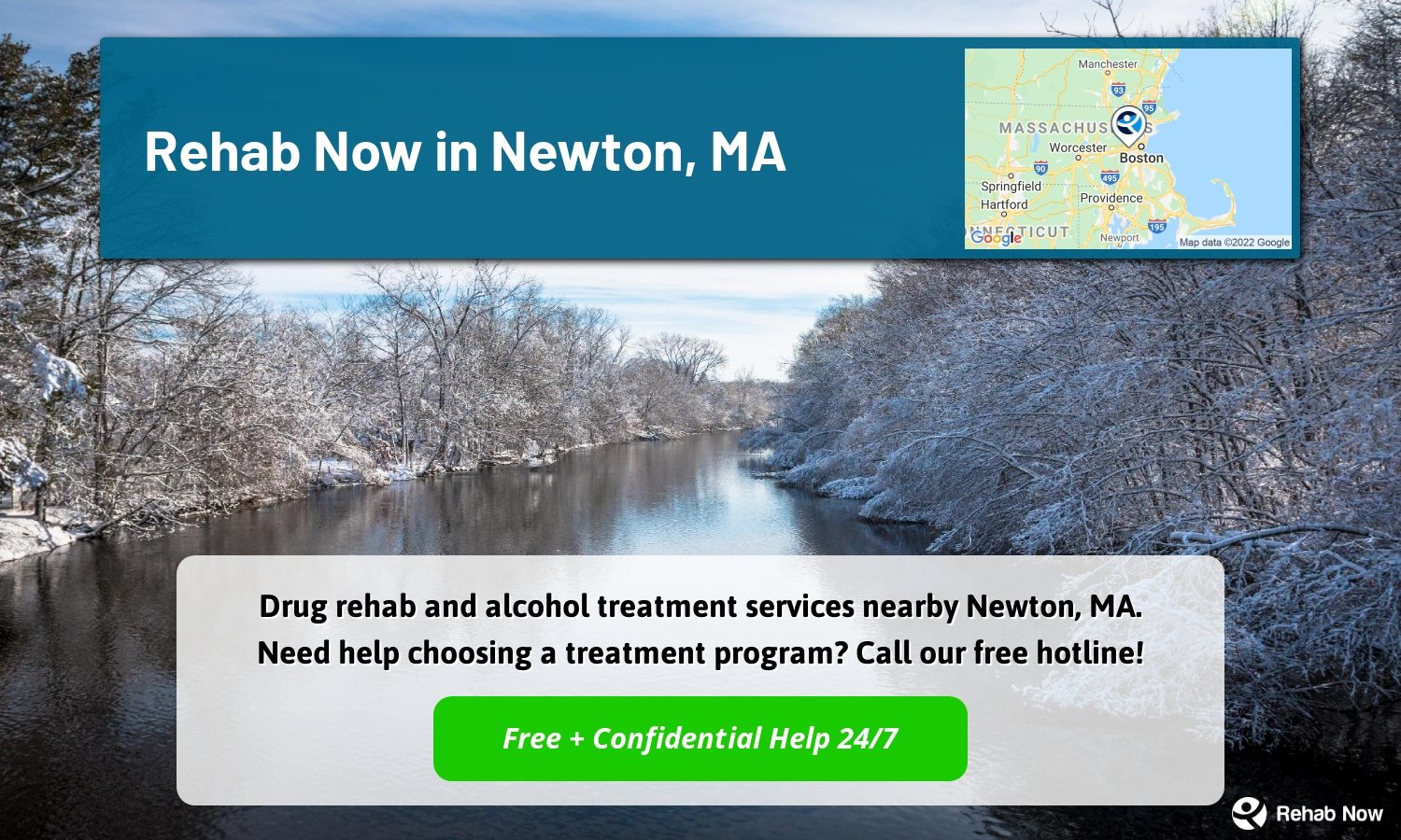 Drug rehab and alcohol treatment services nearby Newton, MA. Need help choosing a treatment program? Call our free hotline!