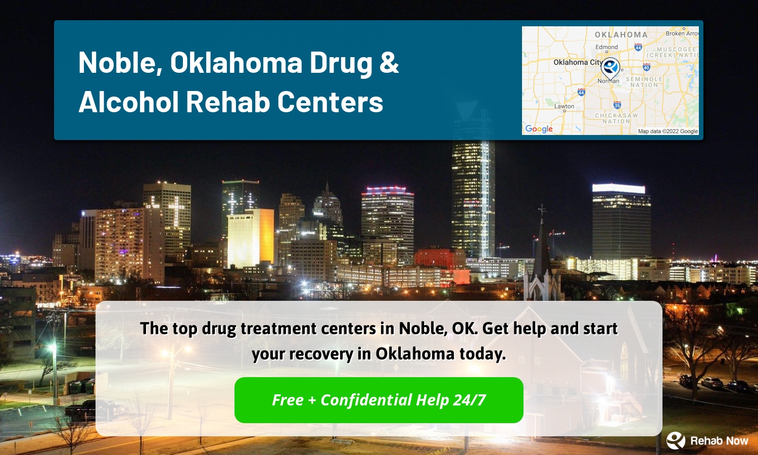 The top drug treatment centers in Noble, OK. Get help and start your recovery in Oklahoma today.