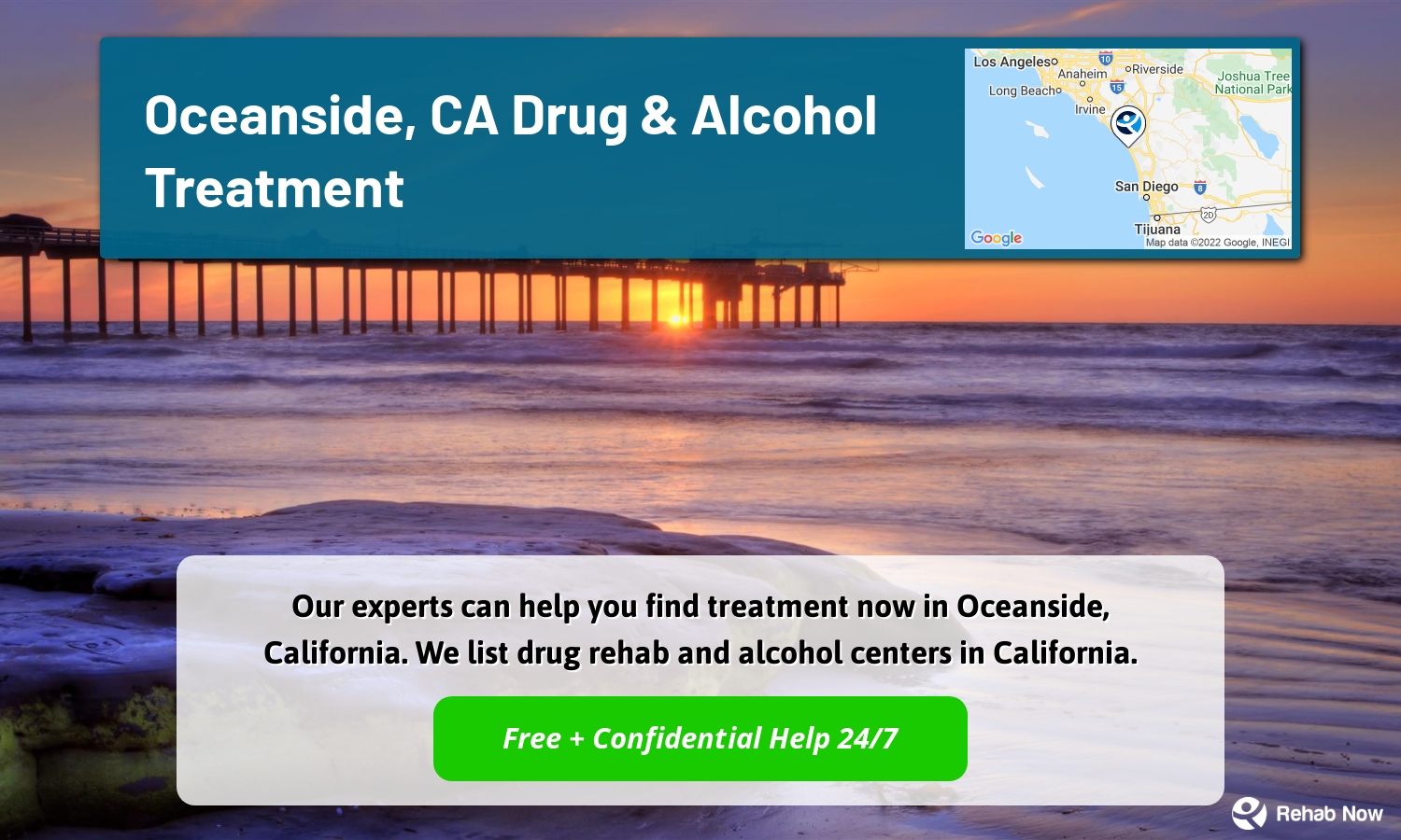 Our experts can help you find treatment now in Oceanside, California. We list drug rehab and alcohol centers in California.