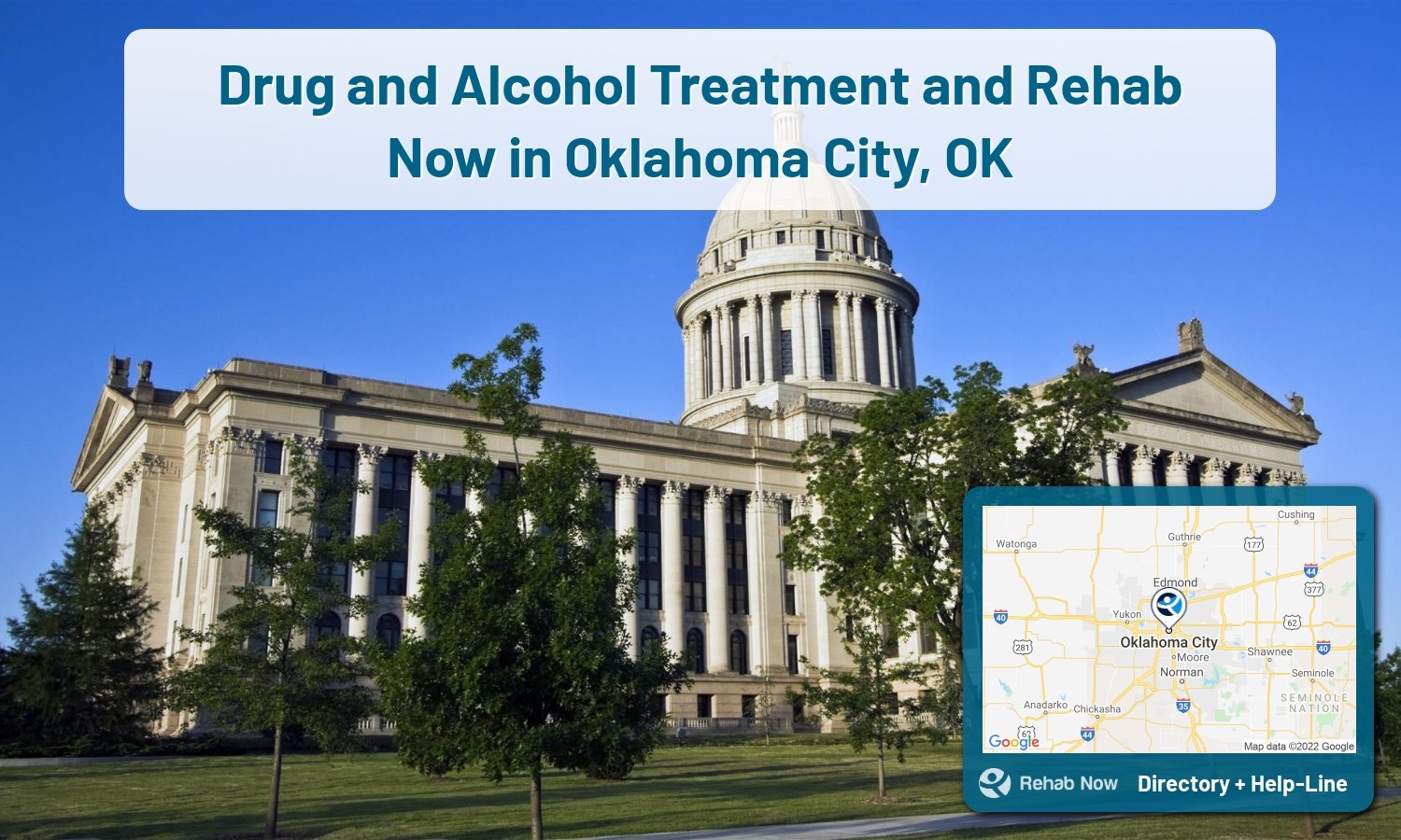 Ready to pick a rehab center in Oklahoma City? Get off alcohol, opiates, and other drugs, by selecting top drug rehab centers in Oklahoma
