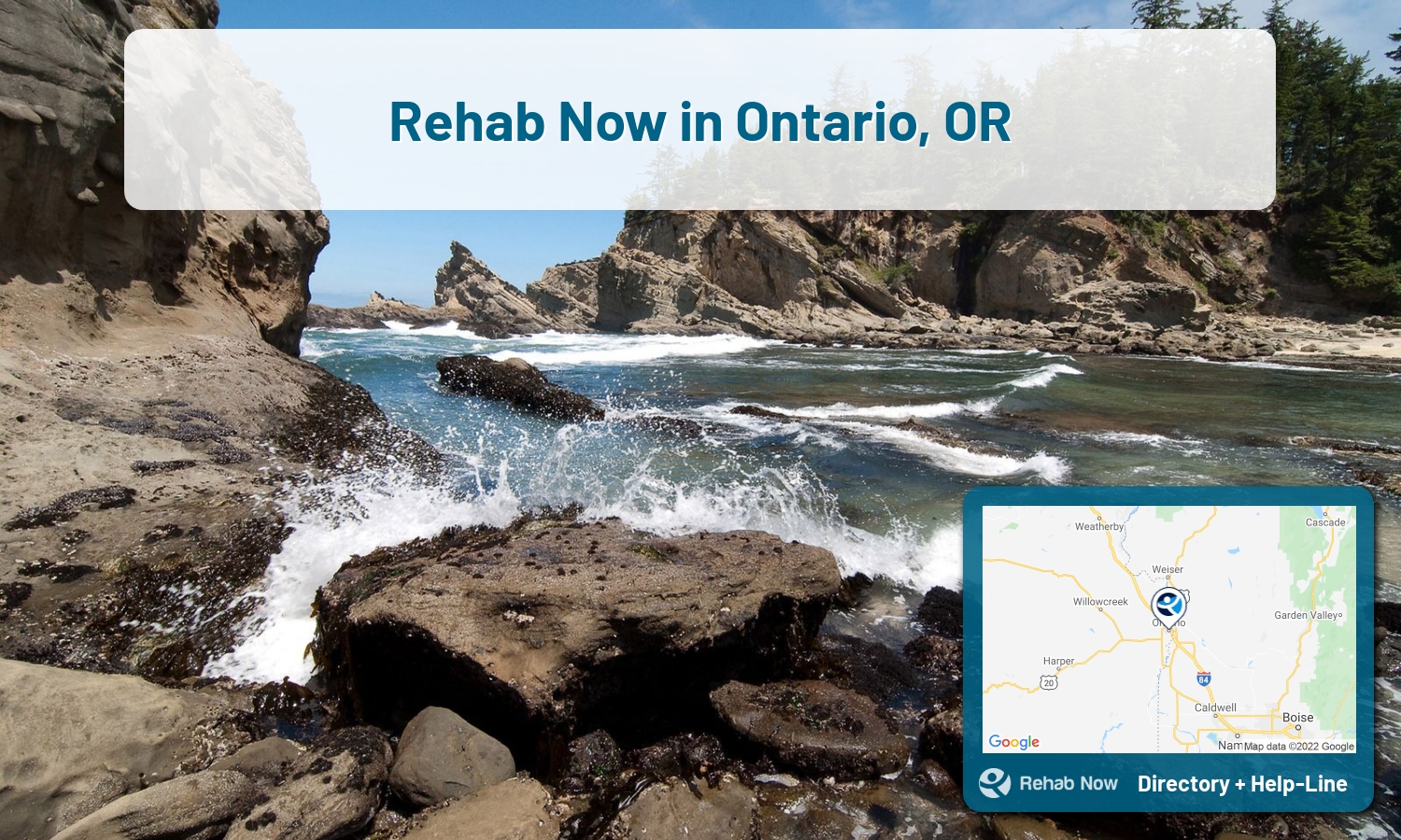 Struggling with addiction in Ontario, Oregon? RehabNow helps you find the best treatment center or rehab available.