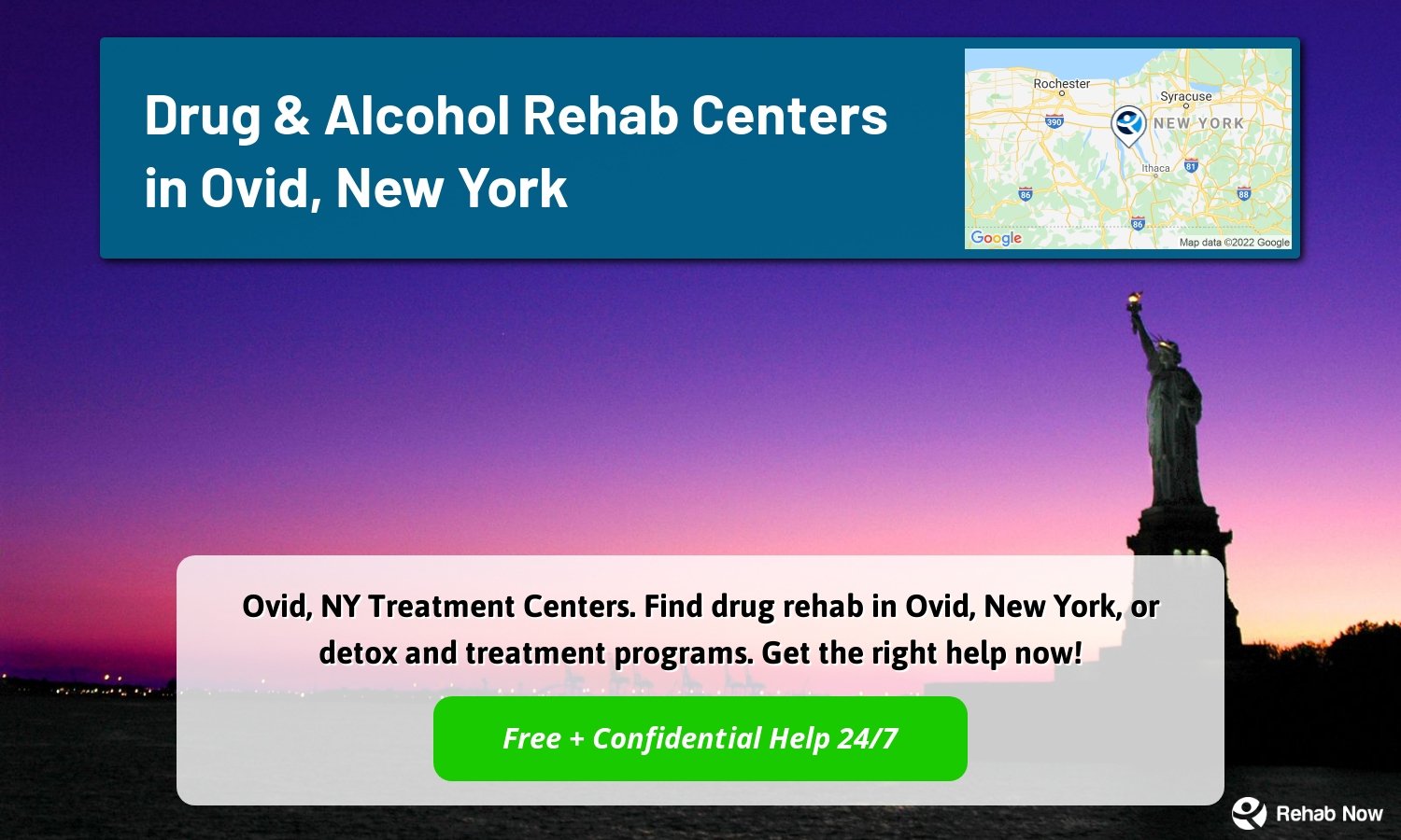 Ovid, NY Treatment Centers. Find drug rehab in Ovid, New York, or detox and treatment programs. Get the right help now!