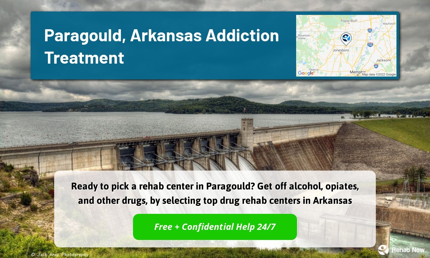 Ready to pick a rehab center in Paragould? Get off alcohol, opiates, and other drugs, by selecting top drug rehab centers in Arkansas