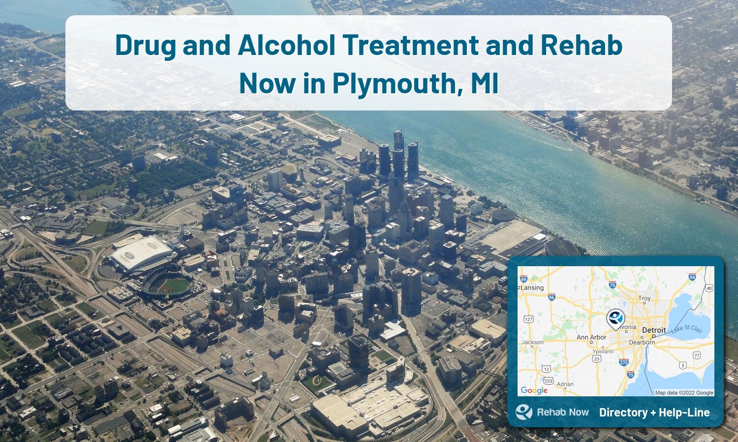 Struggling with addiction in Plymouth, Michigan? RehabNow helps you find the best treatment center or rehab available.