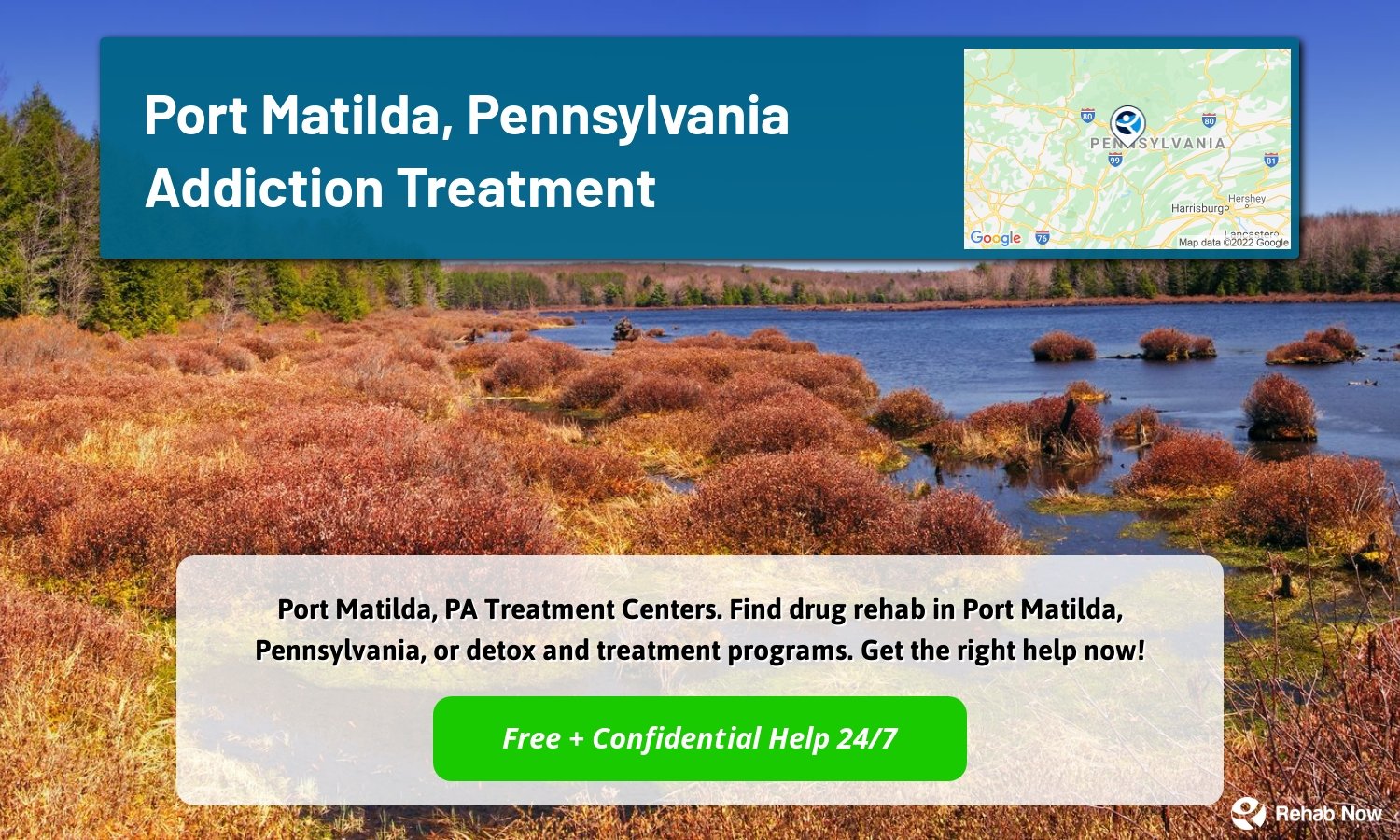 Port Matilda, PA Treatment Centers. Find drug rehab in Port Matilda, Pennsylvania, or detox and treatment programs. Get the right help now!
