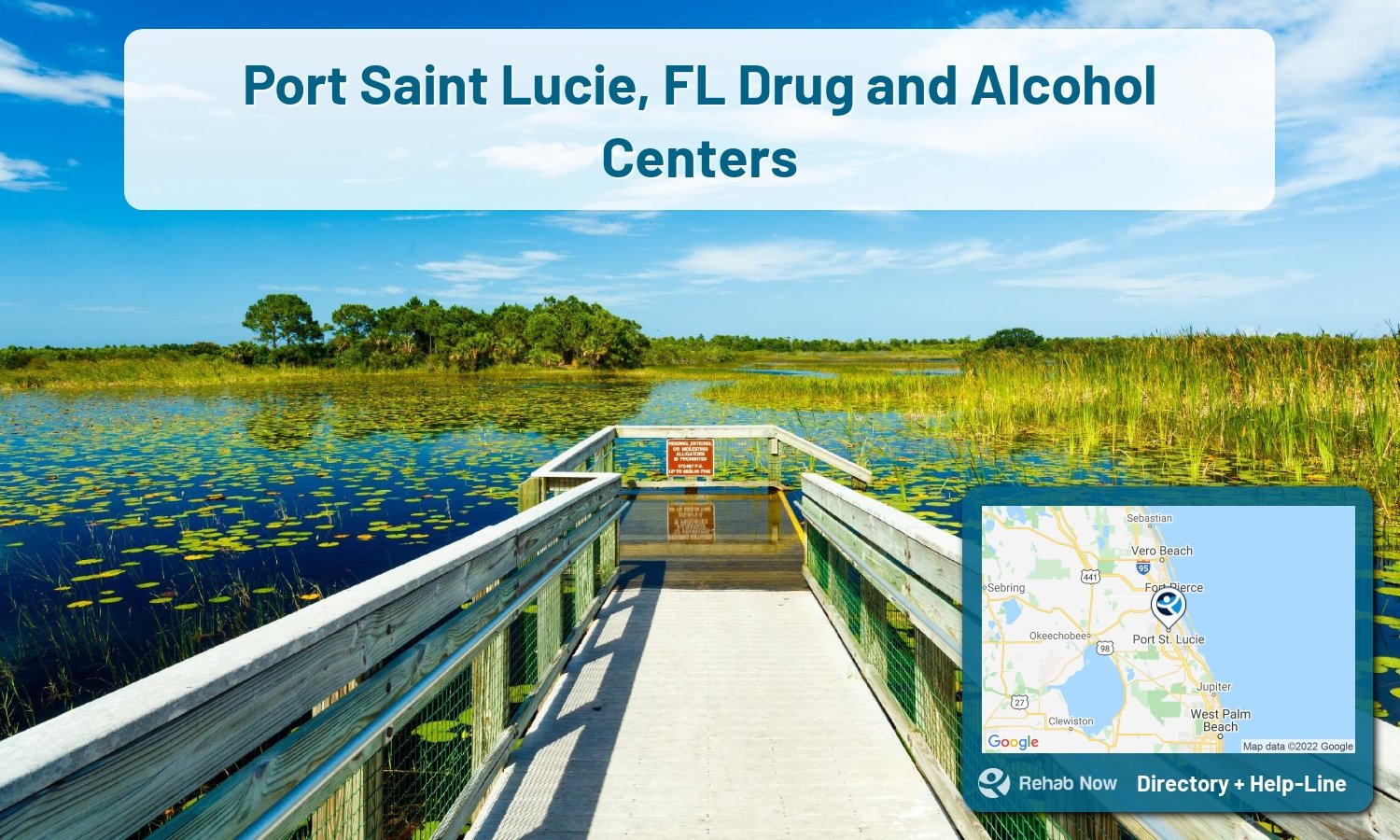 Ready to pick a rehab center in Port Saint Lucie? Get off alcohol, opiates, and other drugs, by selecting top drug rehab centers in Florida