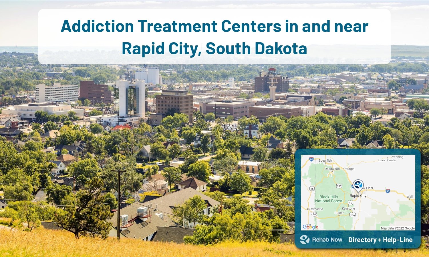 Our experts can help you find treatment now in Rapid City, South Dakota. We list drug rehab and alcohol centers in South Dakota.