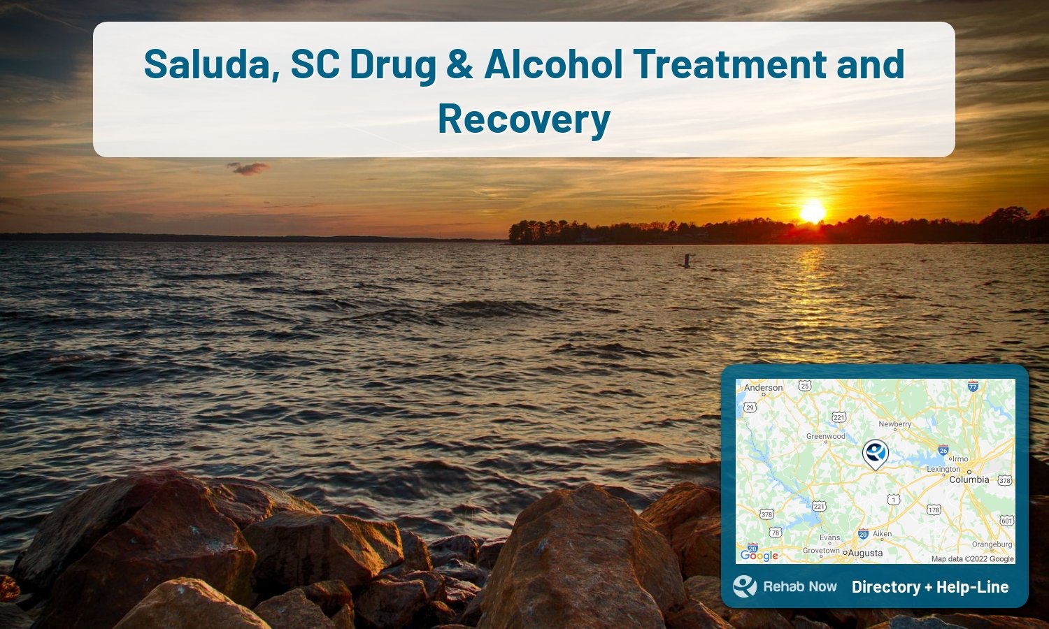 Drug rehab and alcohol treatment services near you in Saluda, South Carolina. Need help choosing a center? Call us, free.