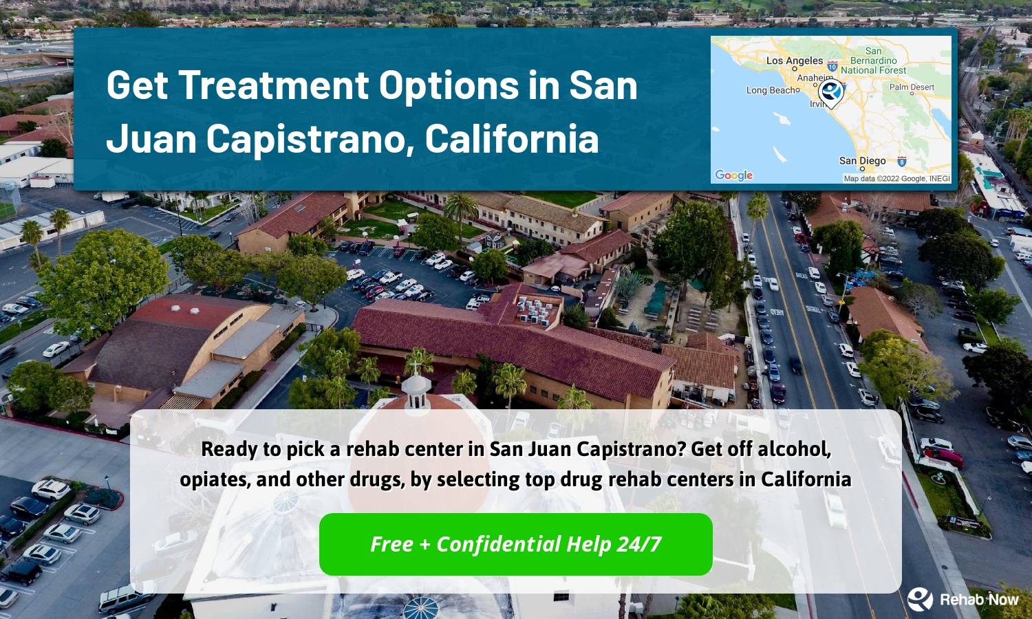 Ready to pick a rehab center in San Juan Capistrano? Get off alcohol, opiates, and other drugs, by selecting top drug rehab centers in California