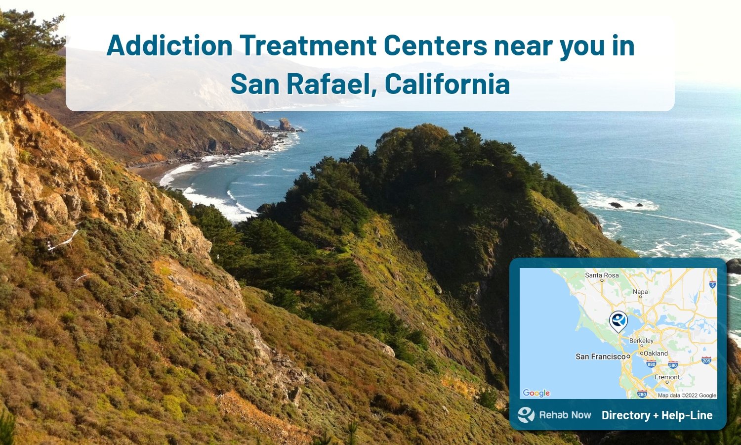 Ready to pick a rehab center in San Rafael? Get off alcohol, opiates, and other drugs, by selecting top drug rehab centers in California