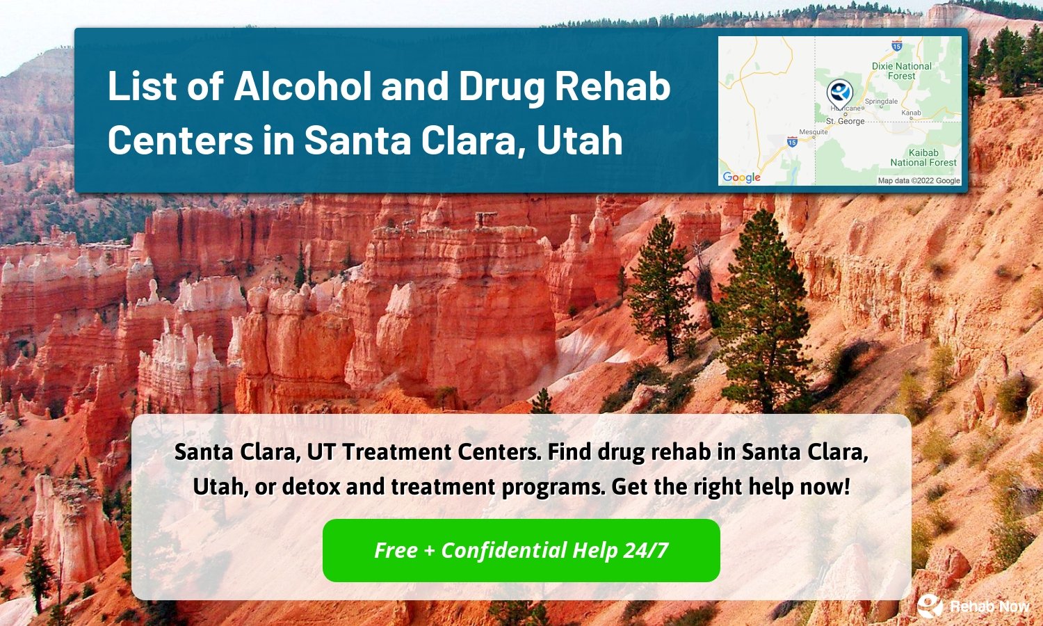 Santa Clara, UT Treatment Centers. Find drug rehab in Santa Clara, Utah, or detox and treatment programs. Get the right help now!