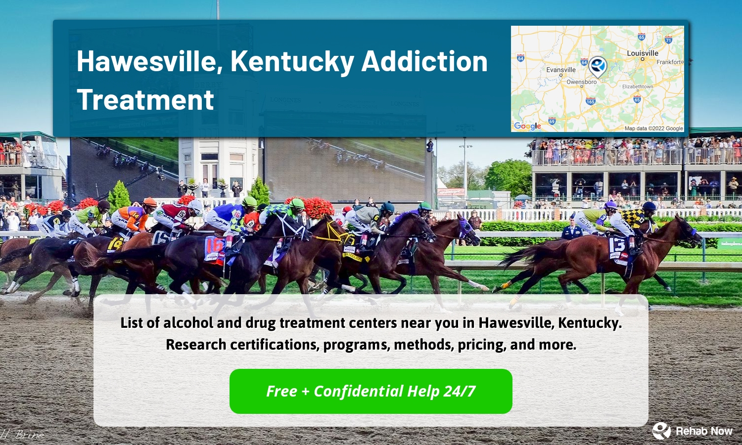List of alcohol and drug treatment centers near you in Hawesville, Kentucky. Research certifications, programs, methods, pricing, and more.
