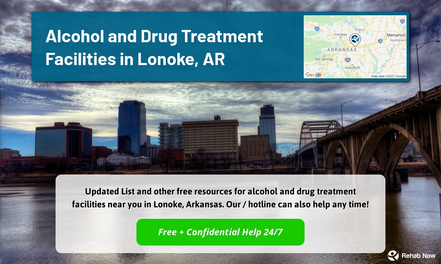  Updated List and other free resources for alcohol and drug treatment facilities near you in Lonoke, Arkansas. Our / hotline can also help any time!