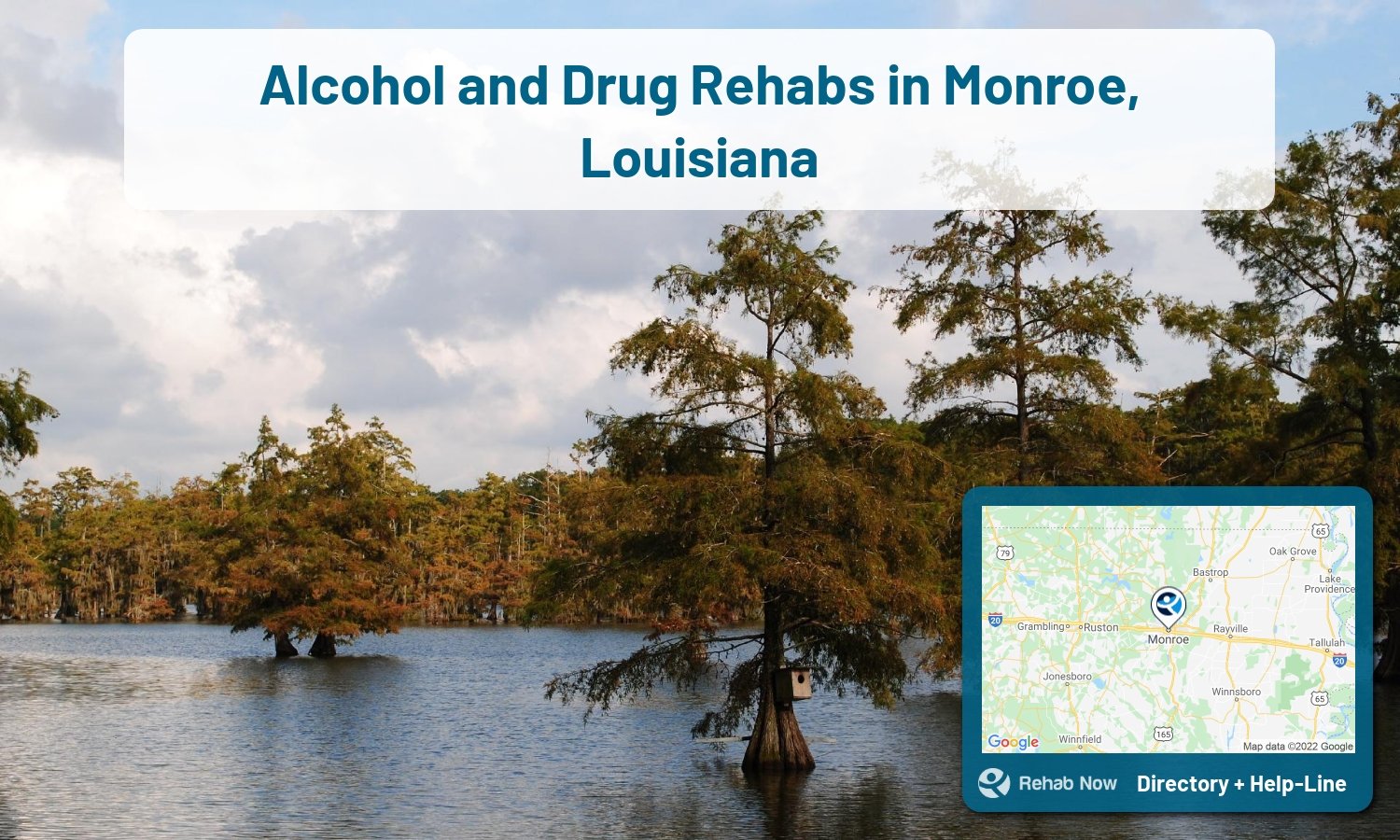 Monroe, LA Treatment Centers. Find drug rehab in Monroe, Louisiana, or detox and treatment programs. Get the right help now!