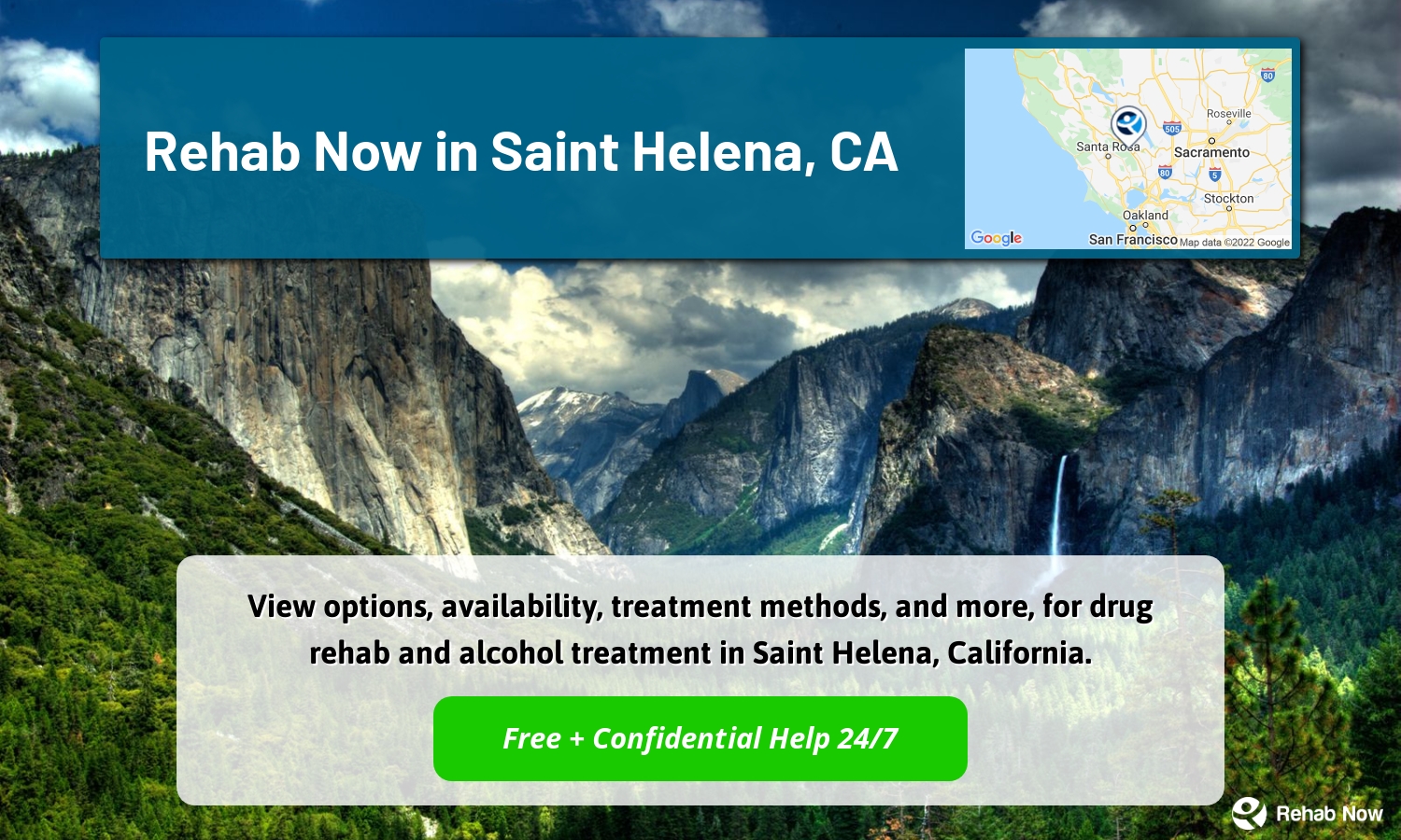 View options, availability, treatment methods, and more, for drug rehab and alcohol treatment in Saint Helena, California.