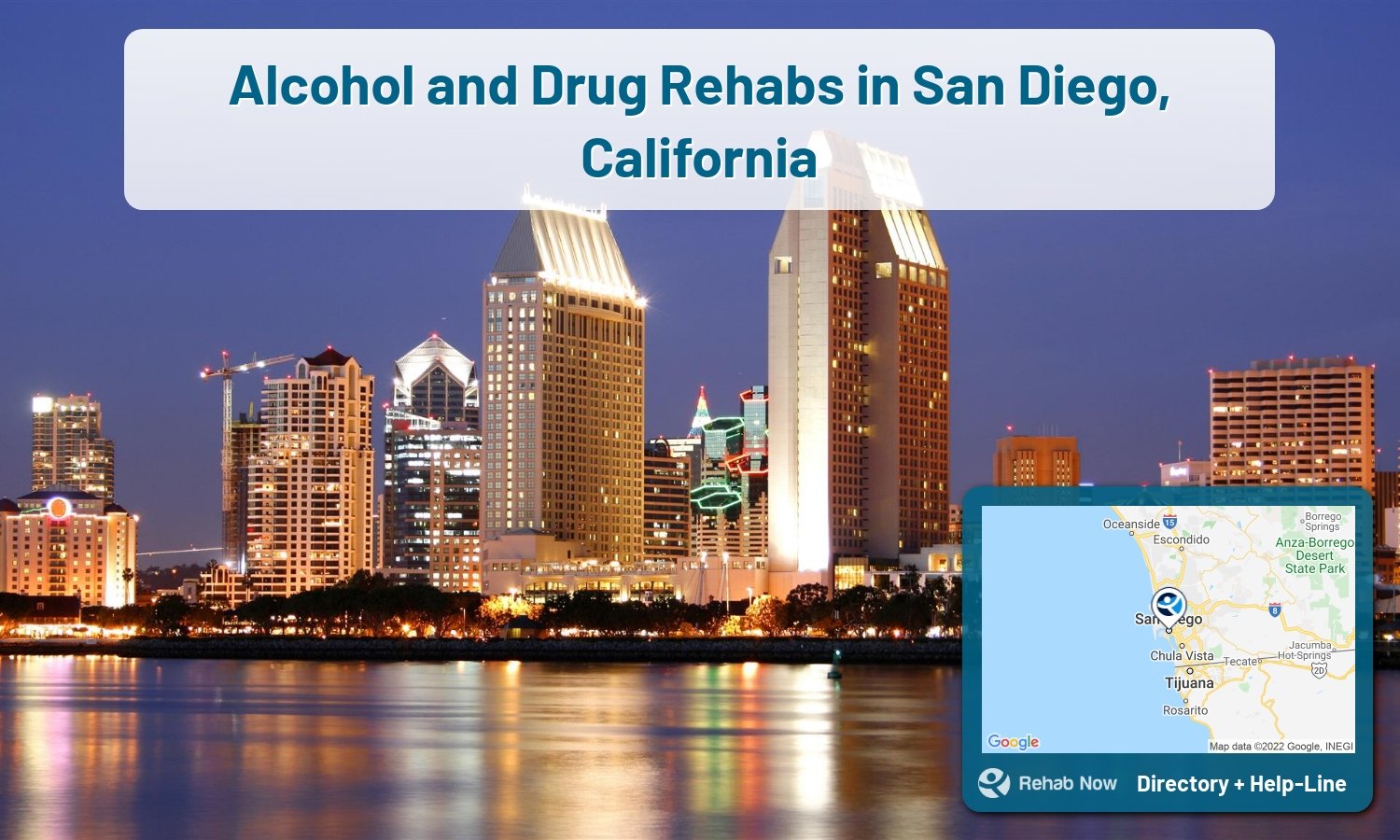 Struggling with addiction in San Diego, California? RehabNow helps you find the best treatment center or rehab available.