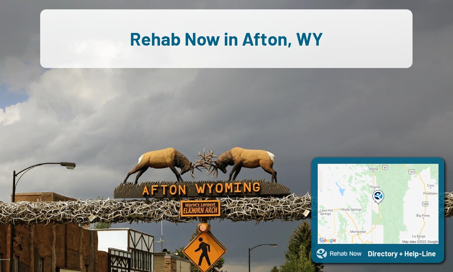 Let our expert counselors help find the best addiction treatment in Afton, Wyoming now with a free call to our hotline.