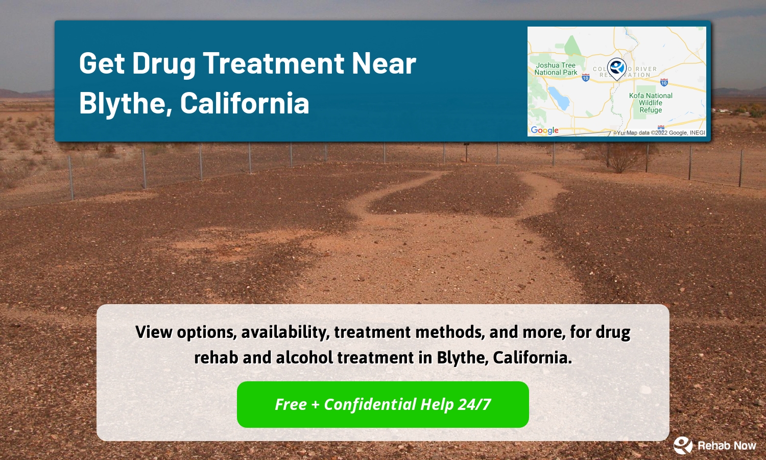 View options, availability, treatment methods, and more, for drug rehab and alcohol treatment in Blythe, California.