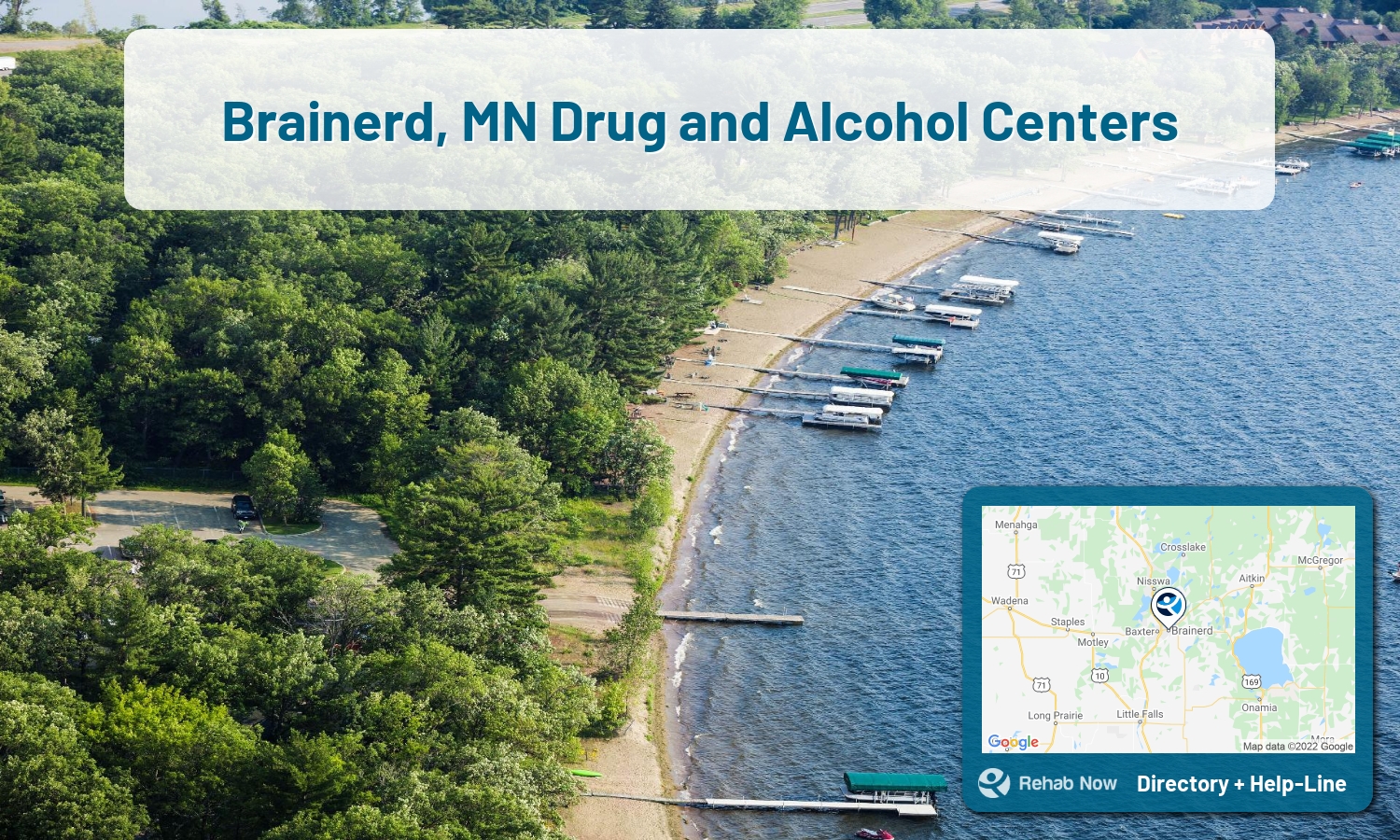 Ready to pick a rehab center in Brainerd? Get off alcohol, opiates, and other drugs, by selecting top drug rehab centers in Minnesota