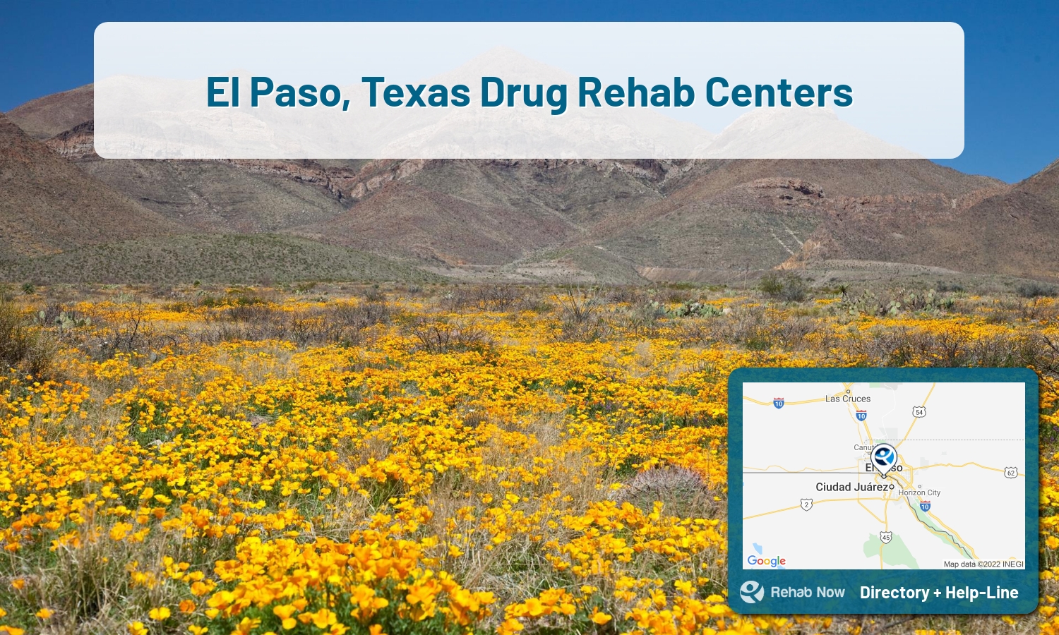 El Paso, TX Treatment Centers. Find drug rehab in El Paso, Texas, or detox and treatment programs. Get the right help now!