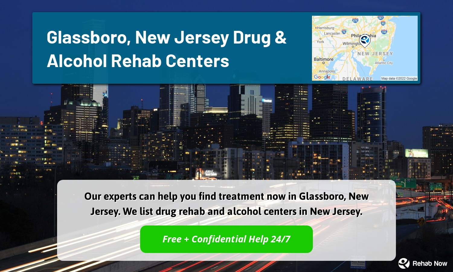 Our experts can help you find treatment now in Glassboro, New Jersey. We list drug rehab and alcohol centers in New Jersey.