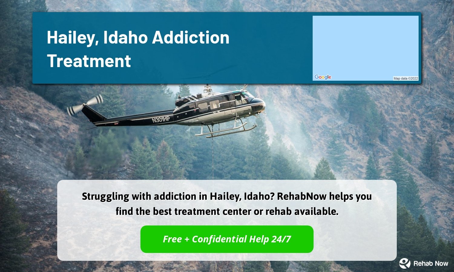 Struggling with addiction in Hailey, Idaho? RehabNow helps you find the best treatment center or rehab available.