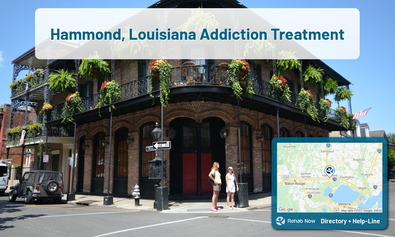 Hammond, LA Treatment Centers. Find drug rehab in Hammond, Louisiana, or detox and treatment programs. Get the right help now!