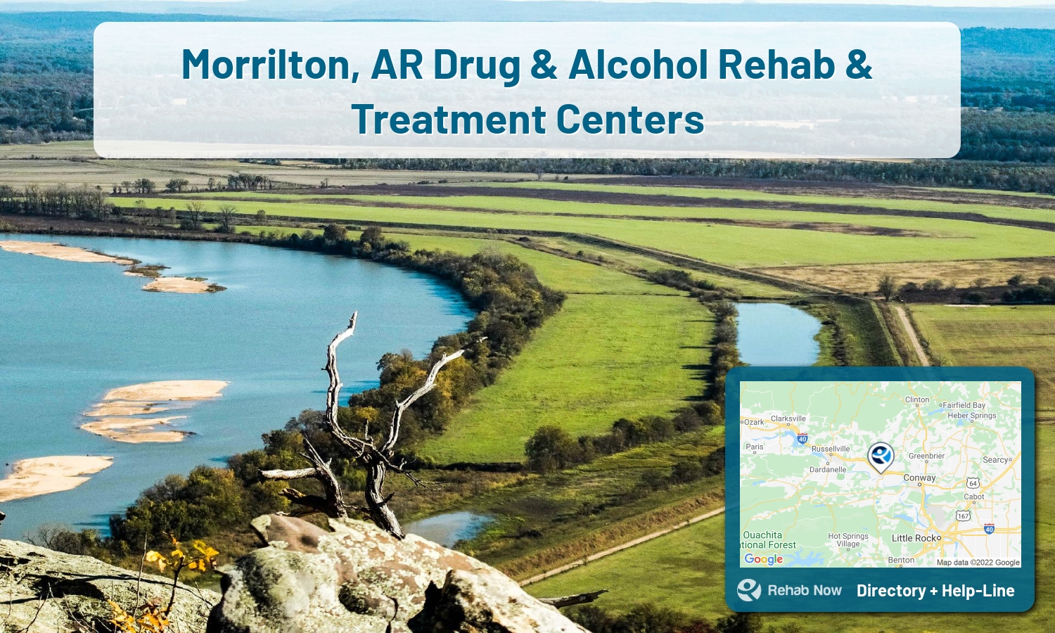 Our experts can help you find treatment now in Morrilton, Arkansas. We list drug rehab and alcohol centers in Arkansas.