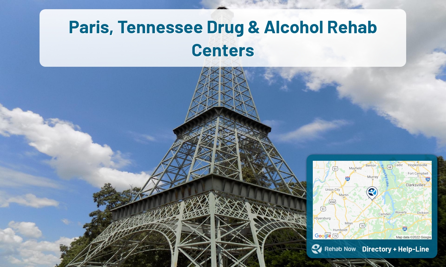 Paris, TN Treatment Centers. Find drug rehab in Paris, Tennessee, or detox and treatment programs. Get the right help now!