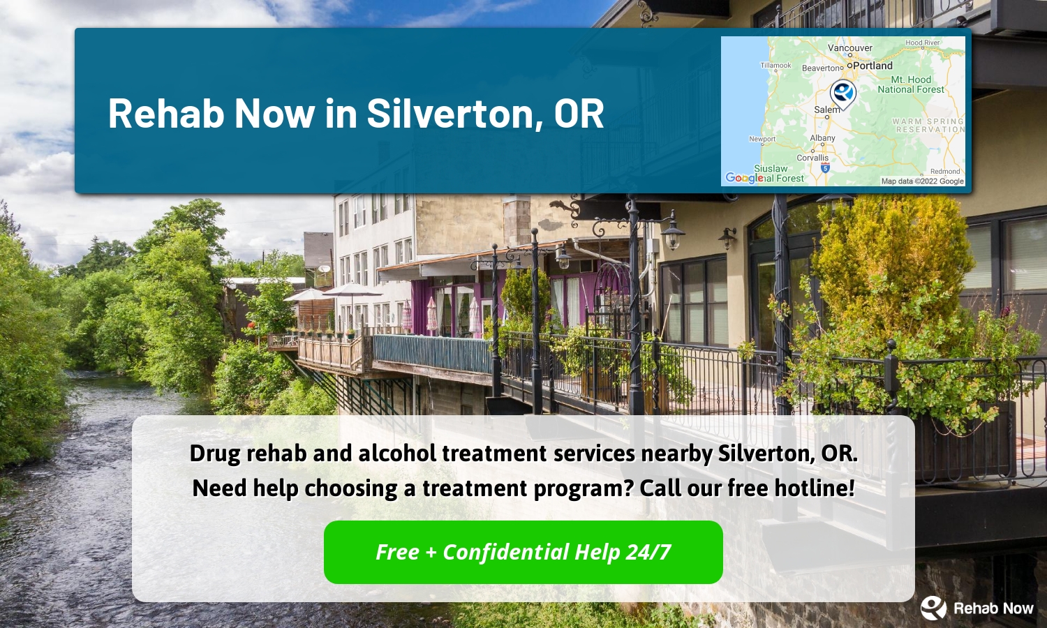 Drug rehab and alcohol treatment services nearby Silverton, OR. Need help choosing a treatment program? Call our free hotline!