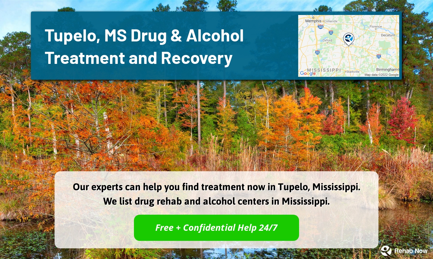 Our experts can help you find treatment now in Tupelo, Mississippi. We list drug rehab and alcohol centers in Mississippi.