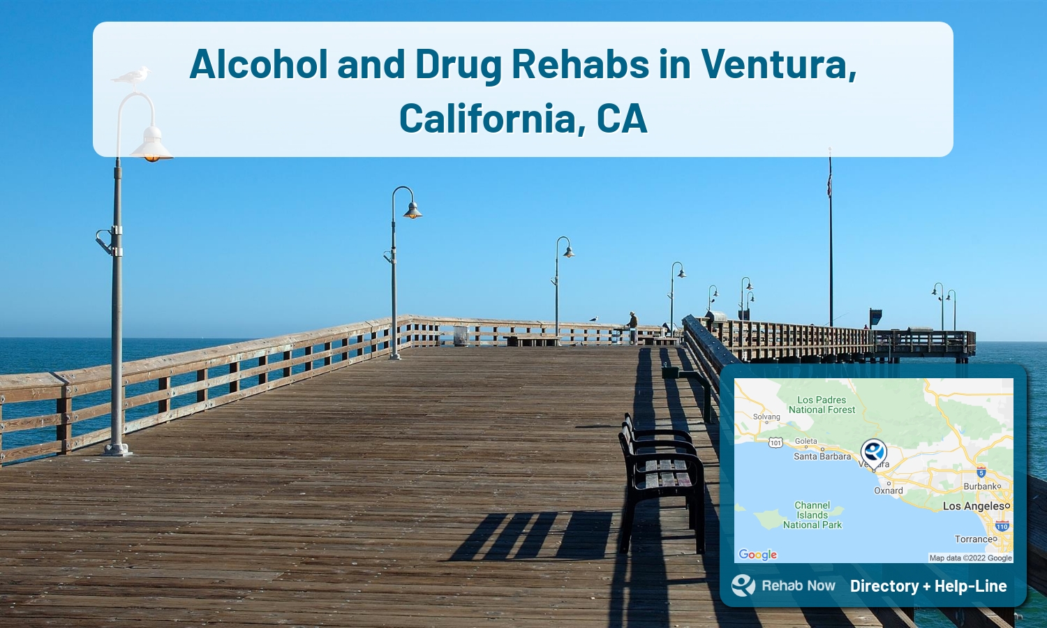 Need treatment nearby in Ventura, California? Choose a drug/alcohol rehab center from our list, or call our hotline now for free help.
