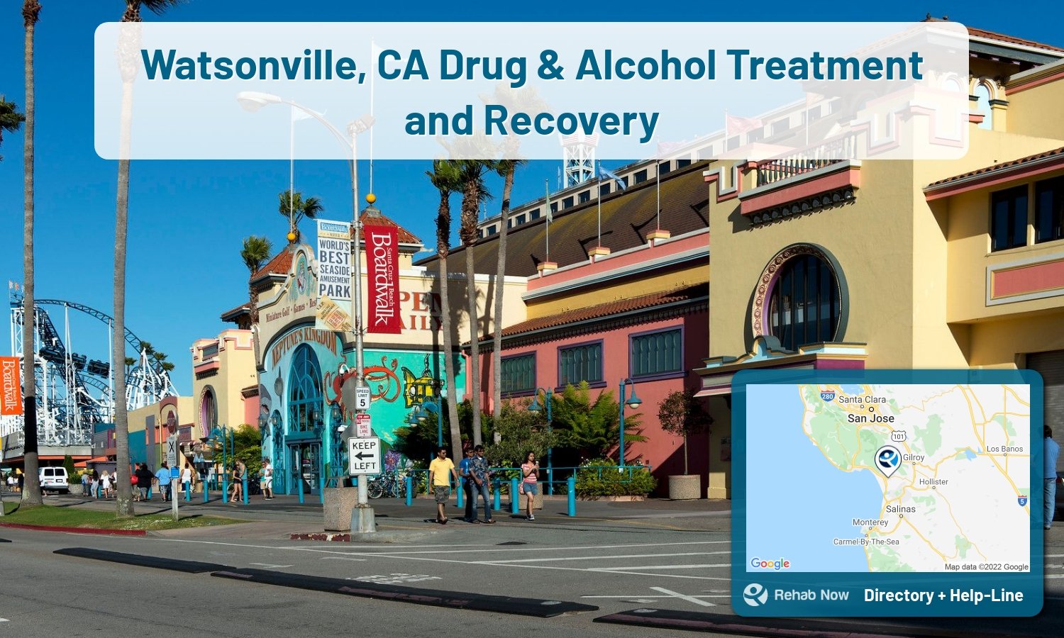 Drug rehab and alcohol treatment services nearby Watsonville, CA. Need help choosing a treatment program? Call our free hotline!