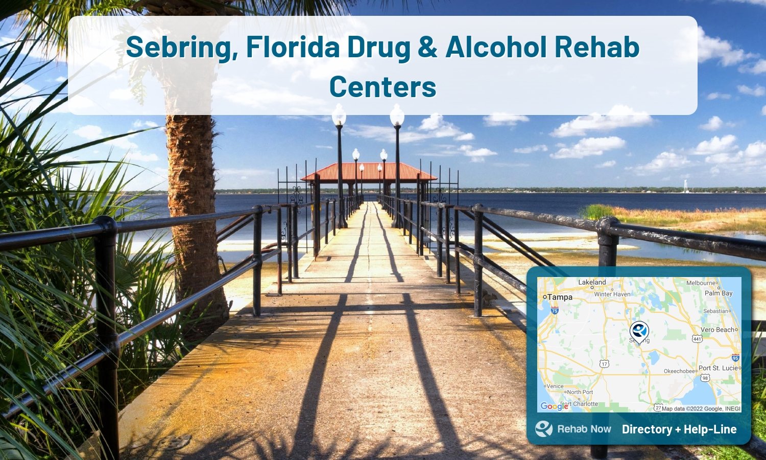 Ready to pick a rehab center in Sebring? Get off alcohol, opiates, and other drugs, by selecting top drug rehab centers in Florida
