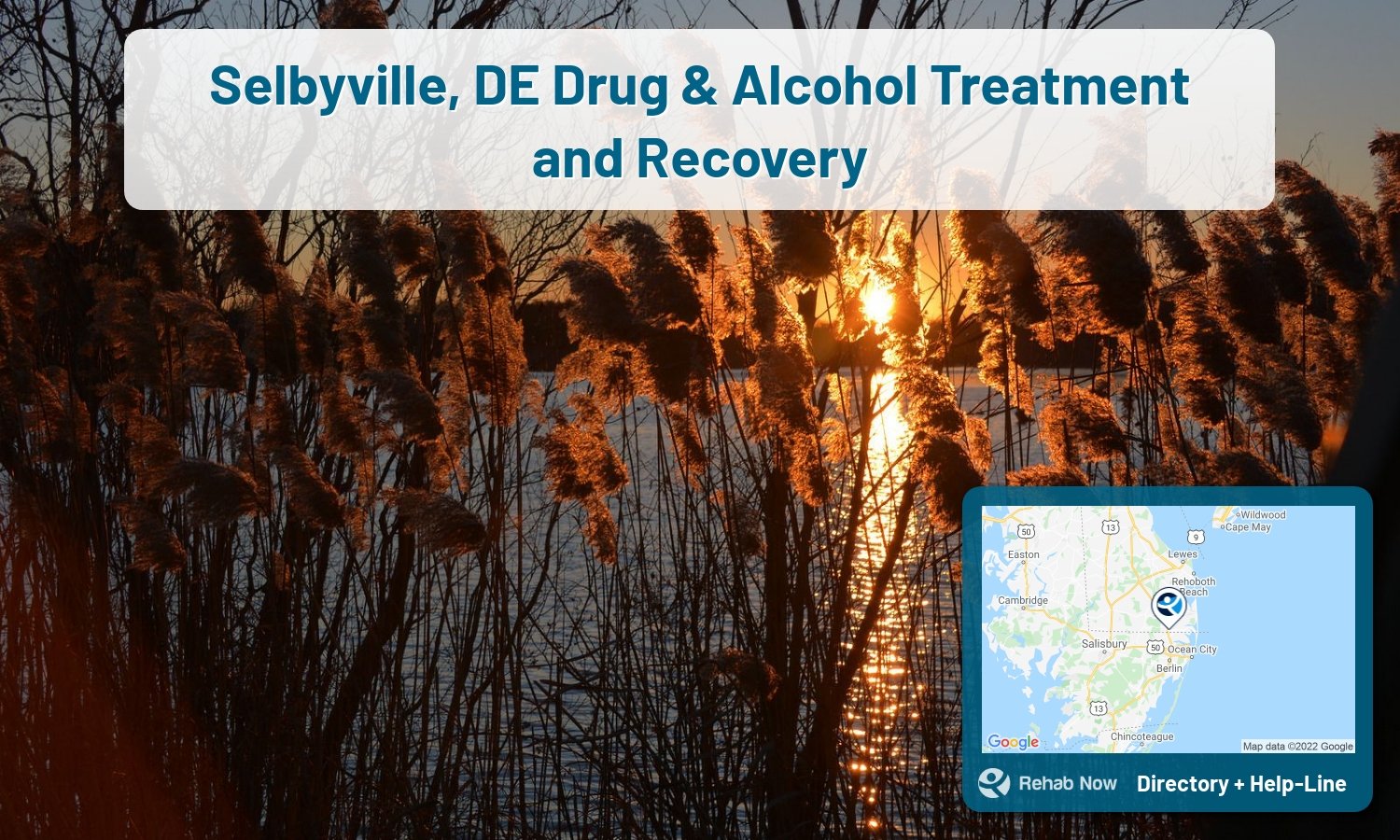 List of alcohol and drug treatment centers near you in Selbyville, Delaware. Research certifications, programs, methods, pricing, and more.
