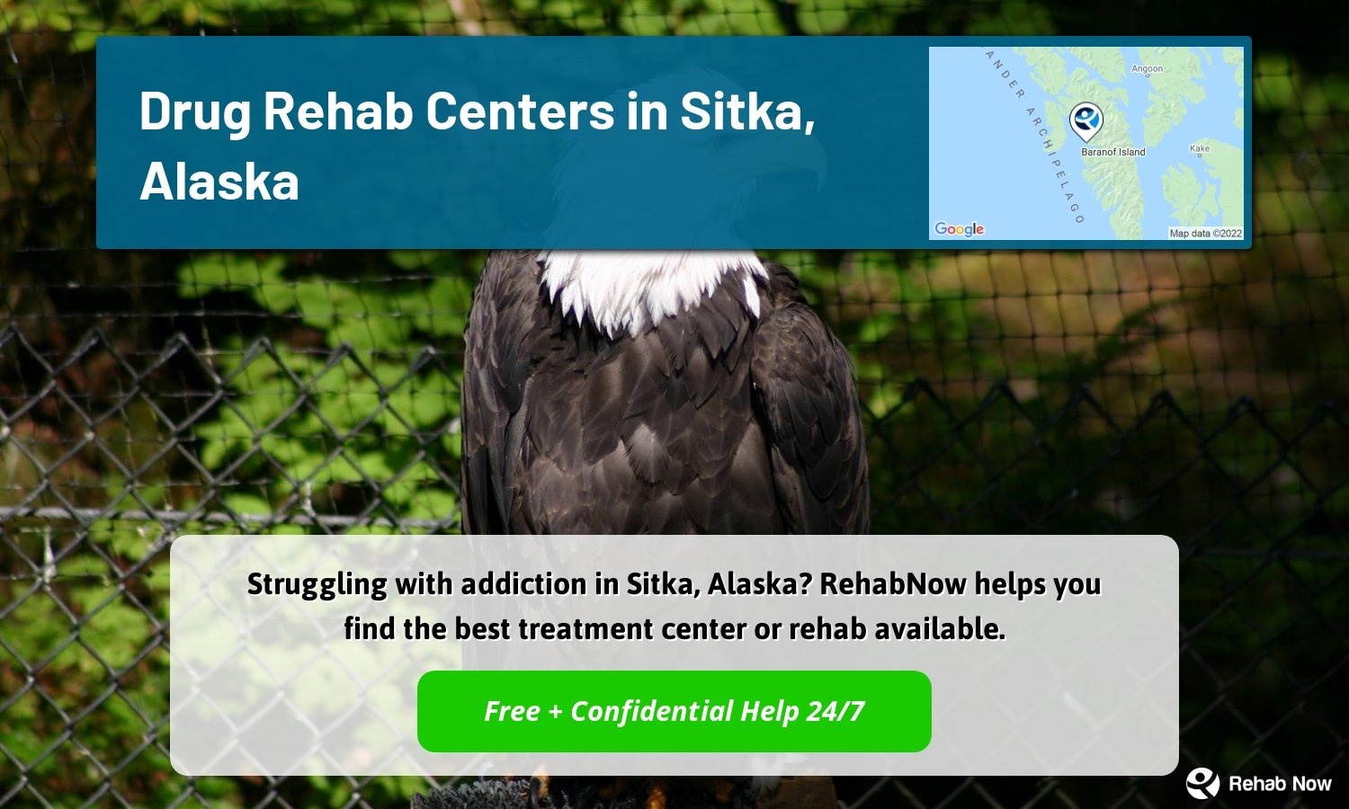 Struggling with addiction in Sitka, Alaska? RehabNow helps you find the best treatment center or rehab available.