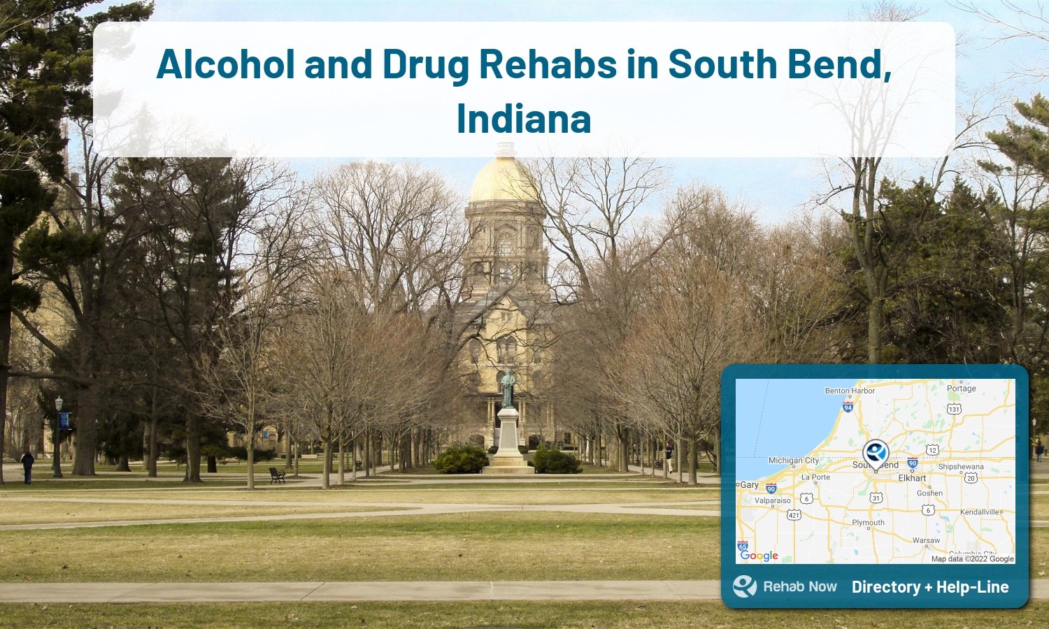 Ready to pick a rehab center in South Bend? Get off alcohol, opiates, and other drugs, by selecting top drug rehab centers in Indiana