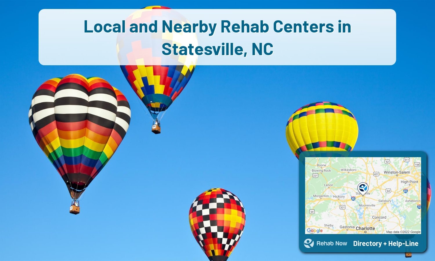 Struggling with addiction in Statesville, North Carolina? RehabNow helps you find the best treatment center or rehab available.
